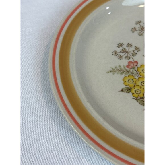 Vintage Newcor 422 Daydream Stoneware Small Plate Japan Floral 1980s - Picture 2 of 8